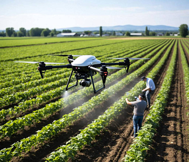 Плановое внедрение агродронов в растениеводстве с 2026 года