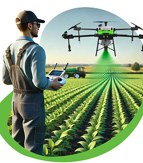 Обучение операторов агродронов