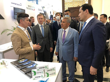 Микробиологические препараты от Bionovatic на выставке "Agroworld Uzbekistan 2021" в Ташкенте