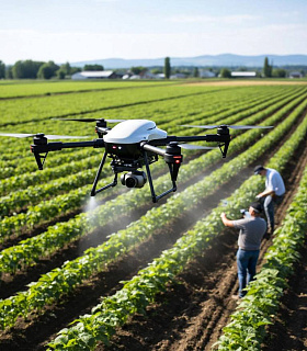Плановое внедрение агродронов в растениеводстве с 2026 года