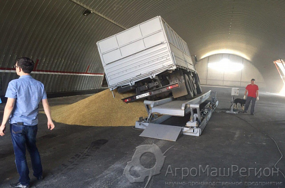 Передвижной автомобилеразгрузчик одноколейный РАП-60