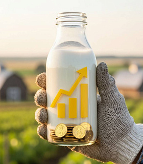 Молоко в плюсе: рентабельность отрасли достигла 22%