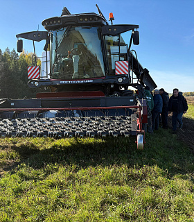 Т500 на уборке клевера