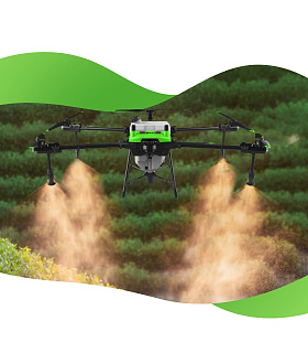 Обработка полей агродронами