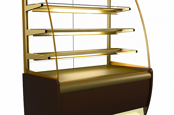 Витрина холодильная Полюс ВХСв - 1,3д Carboma  